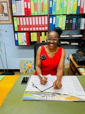 Ms TBF Mhlongo, Principal of Queensburgh Primary School